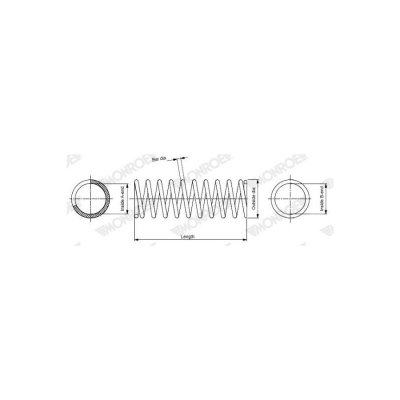 MONROE Ressort de suspension  OESpectrum SPRINGS SP0051