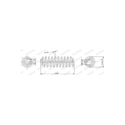 MONROE Ressort de suspension  OESpectrum SPRINGS SP3368