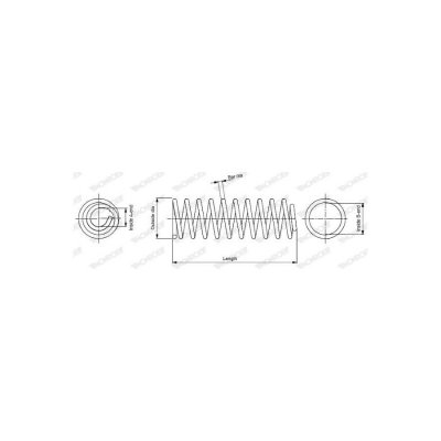 MONROE Ressort de suspension  OESpectrum SPRINGS SP3445