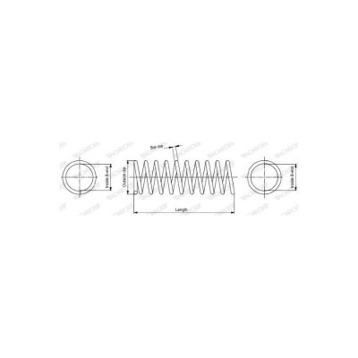 MONROE Ressort de suspension  OESpectrum SPRINGS SP3966