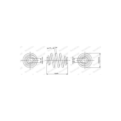 MONROE Ressort de suspension  OESpectrum SPRINGS SP3991