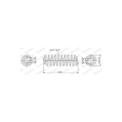 MONROE Ressort de suspension  OESpectrum SPRINGS SP4023