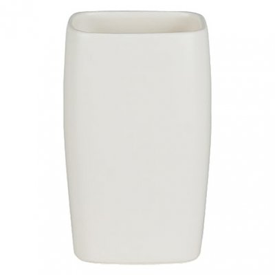 SPIRELLA Retro gobelet salle de bain - 11x7x7cm - blanc