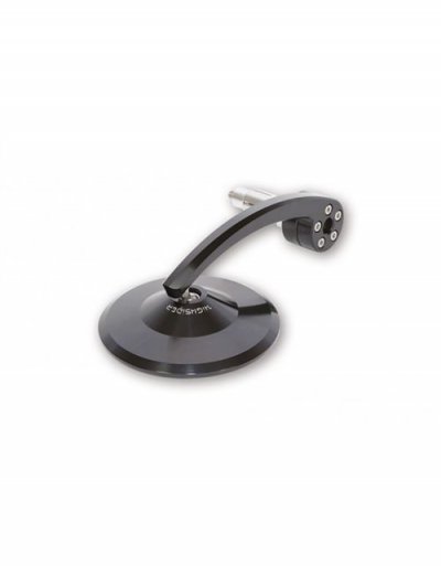 HIGHSIDER R&eacute;troviseur r&eacute;versible avec embout de guidon MONTANA EVO noir satin&acute;