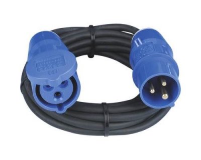 REV  0577710555 alimentation C&acirc;ble rallonge  16 A noir 5 m