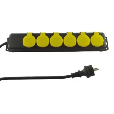 REV  bloc multiprise 6x ip44 1,4m DFX-850339