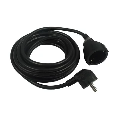 GENERIQUE Rev schutzkontakt rallonge 5,0 m noir DFX-526484