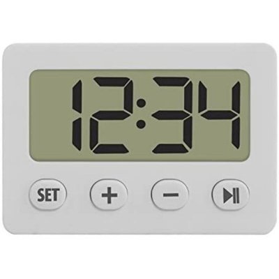 TFA R&eacute;veil &agrave; quartz  Dostmann 60.2014.02 blanc 
