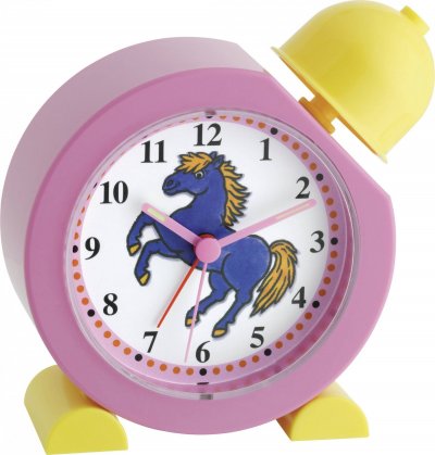 TFA R&eacute;veil pour enfants &agrave; quartz  Dostmann 60.1011.12 rose, jaune