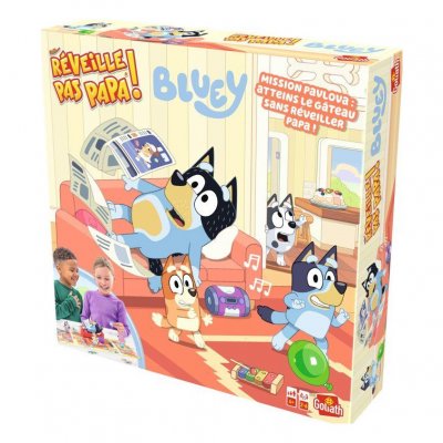 GOLIATH R&eacute;veille pas papa Bluey - jeu de soci&eacute;t&eacute; -  - suspense et hasard