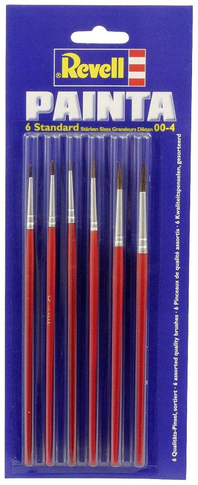 REVELL  - 29621 - Pinceaux Standart 6 Tailles 