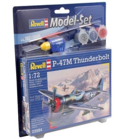 REVELL  - 63984 - Maquette - Model Set P-47M Thunderbolt