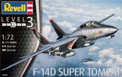 REVELL  boite &agrave; maquette F-14D Super Tomcat 26 cm &eacute;chelle 1:72
