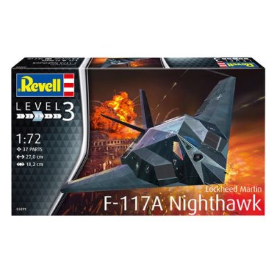 REVELL  F-117A Nighthawk Stealth Fighter pi&egrave;ces