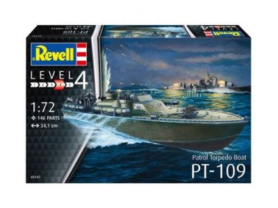 REVELL - Maquette de Bateau patrouilleur Torp&eacute;do PT-109, 05147