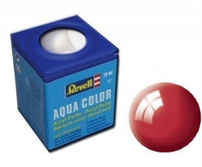 REVELL  Peinture Acrylique Aqua Rouge Ferrari Brillant - 18ml 34- - Pe