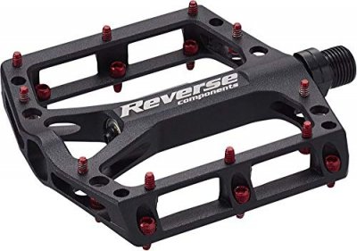 REVERSE  paire de pedales blackone noir rouge