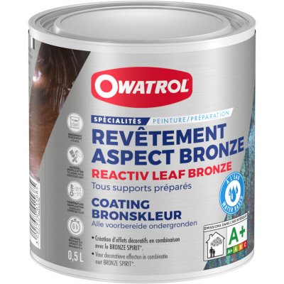 OWATROL Rev&ecirc;tement aspect bronze  REACTIV LEAF BRONZE 0.5 litre