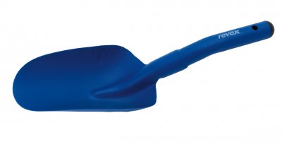 REVEX  Pelle creuse acier , manche m&eacute;tal L.22 cm