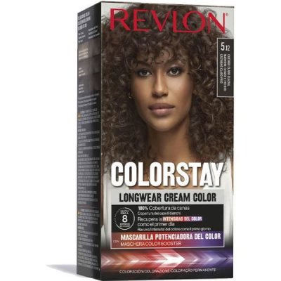 REVLON  Colorstay couleur cr}me longue tenue 5.12 chatain glac{