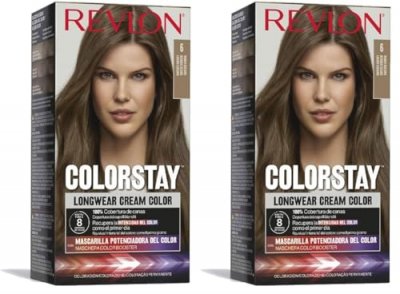 REVLON  Colorstay couleur cr}me longue tenue 6 chatain clair