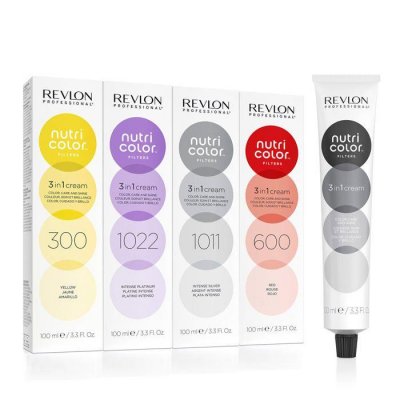 REVLON PROFESSIONAL  Nutri Color Filters Cr&egrave;me 3 en 1- 300 Jaune 100 ml