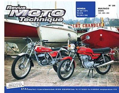 E-T-A-I Revue Moto Technique 26 Honda CB125T-TII-TD / Bultaco Sherpa 125-350