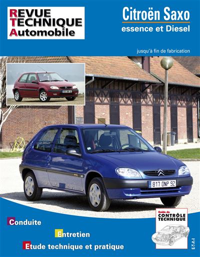 E-T-A-I Revue Technique Automobile Citro&euml;n Saxo Essence Et Diesel