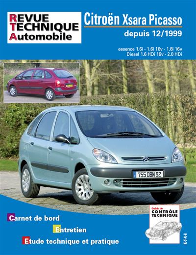 E-T-A-I Revue Technique Pour Citro&euml;n Xsara Picasso.