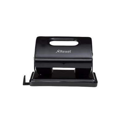 GENERIQUE Rexel 2100763 Perforateur m&eacute;tal 2 Trous 20 Feuilles Noir