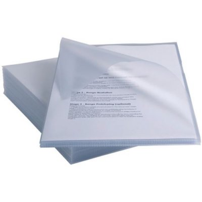 REXEL  2102211 Pack de 25 Chemises anti glisse A4 Transparent