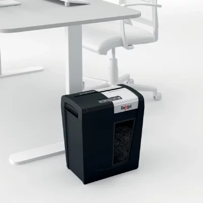 REXEL  d&eacute;chiqueteuse de papier &agrave; micro-coupe whisper-shred secure mc6