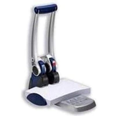 REXEL  Hd2300x Perforateur Tr&egrave;s Grande Capacit&eacute; 2 Trous, Coloris Argent/Bleu