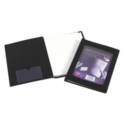 REXEL  livret de pr&eacute;sentation a5, 24 pochettes, coloris noir 17435bk