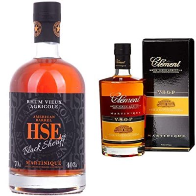 HSE Rhum agricole  Black Sheriff - Martinique, 40% vol. - 70 cl