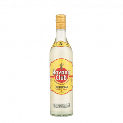 HAVANA CLUB Rhum Blanc 3 Ans  - La Bouteille De 70cl
