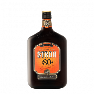 STROH Rhum de paille  80 Original Austria Inl&auml;nder Rum 80% Vol. 0,7l