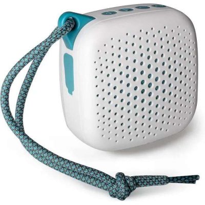 NONE Rhythm Enceinte Bluetooth fonction mains libres, &eacute;tanche &agrave; leau blanc