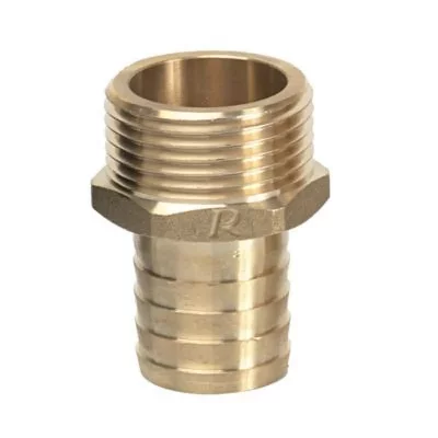 RIBILAND  00642 - Raccord Laiton Droit Cannel&eacute; - Diam&egrave;tre 25 mm