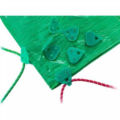 RIBIMEX Ribiland 3840 Clip de b&acirc;che/brise-vue 6 pi&egrave;ces