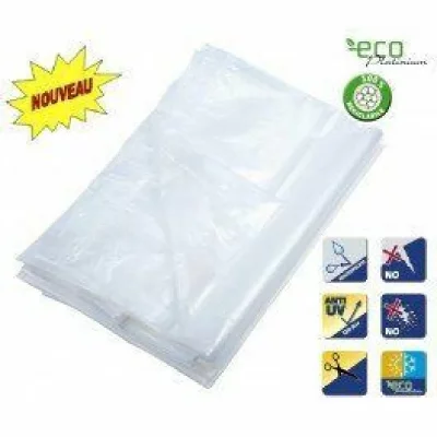 RIBILAND  6397 - B&acirc;che ind&eacute;chirable - 1,5 x 5 m - 70 g/m2 - Translucide