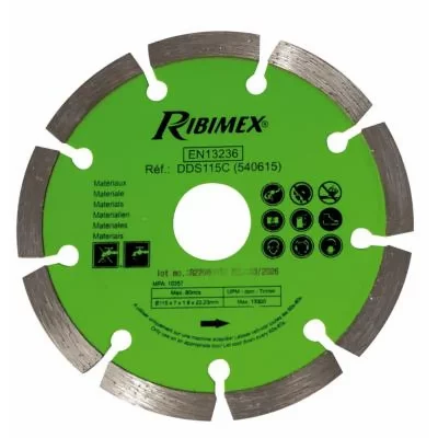 RIBITECH Ribimex - Disques Diamant&eacute;s 115Mm classe C