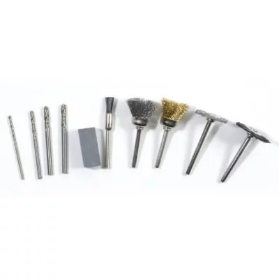 RIBIMEX  - Lot de 10 mini accessoires pour brossage et per&ccedil;age