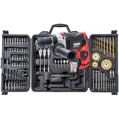 RIBITECH  coffret perceuse 92 pi&egrave;ces PRKIT92FP 