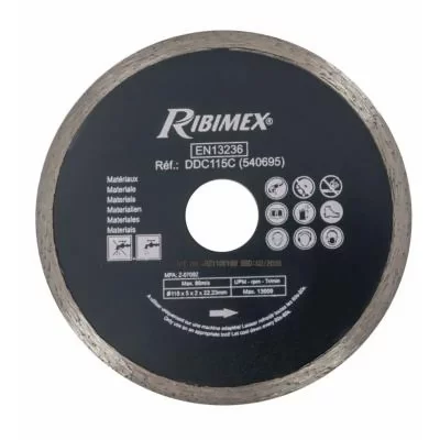 RIBIMEX Ribitech DDC115C Disque diamant continu, diam&egrave;tre 115 mm, Classe C