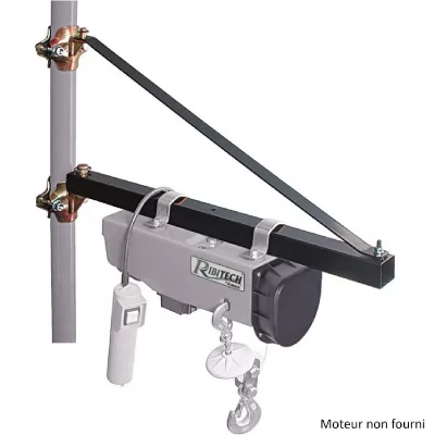 RIBITECH  Potence de palan pivotante 0.75 m 500 kg