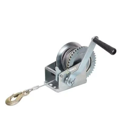 RIBITECH  - Treuil &agrave; manivelle 540/1080kgs cable 10mx4,8mm - PRTRM1000