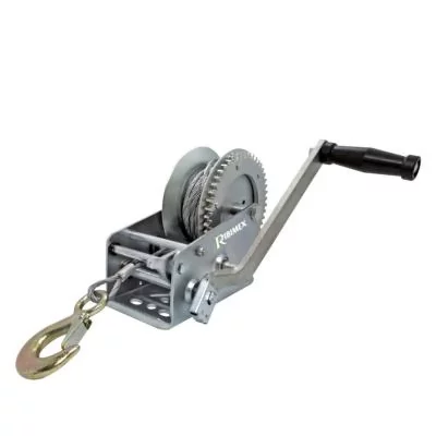 RIBITECH  - Treuil Manuel &agrave; c&acirc;ble 5 mm x 10 m 1100/2200 kg - PRTRM2000
