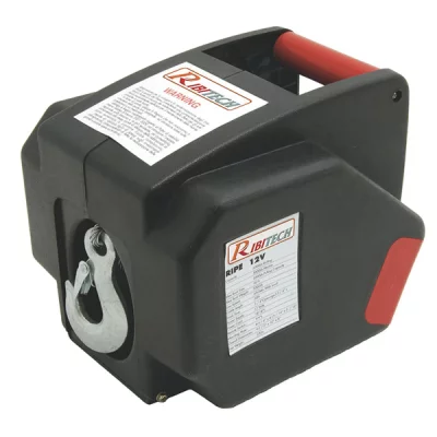 RIBITECH  - Treuil voiture 12V Maxi 5 Tonnes avec poulie - PE12V