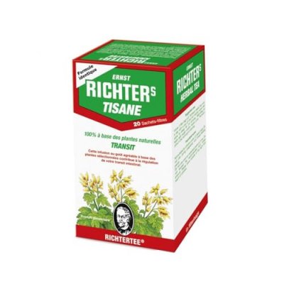 ERNST RICHTER'S Tisane transit sachets filtres x 20